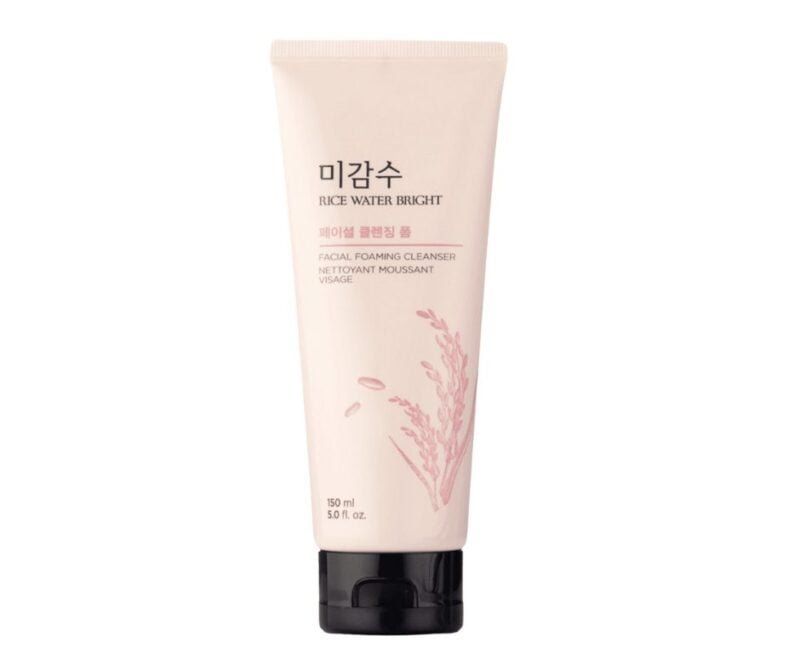 THE FACE SHOP Rice Water Bright Facial Foaming Cleanser