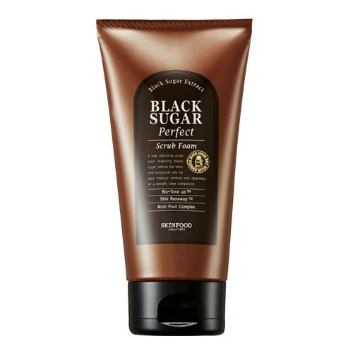SKINFOOD Black Sugar Perfect Scrub Foam Peeling cukrowy do twarzy