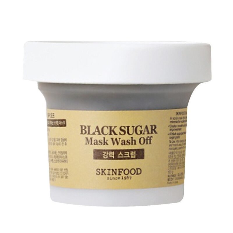 SKINFOOD Black Sugar Mask Złuszczająca maseczka z czarnym cukrem