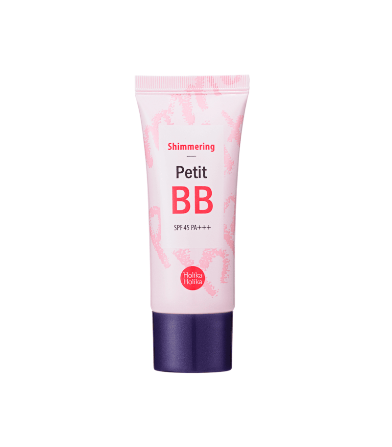 HOLIKA HOLIKA Shimmering Petit BB SPF45 PA++ Rozświetlający krem BB z filtrem przeciwsłonecznym