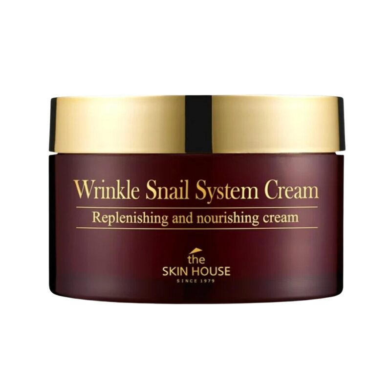 THE SKIN HOUSE Wrinkle Snail System Cream Przeciwzmarszczowy krem do twarzy ze śluzem ślimaka