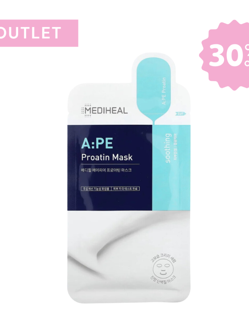 MEDIHEAL A:PE Soothing Proatin Mask Maska w płachcie dla cery wrażliwej OUTLET