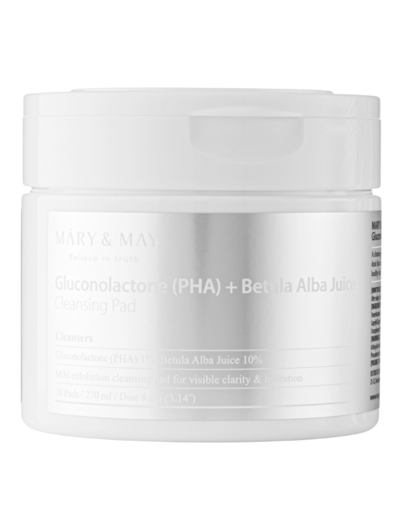 MARY&MAY Gluconolactone (PHA) Cleansing Pad