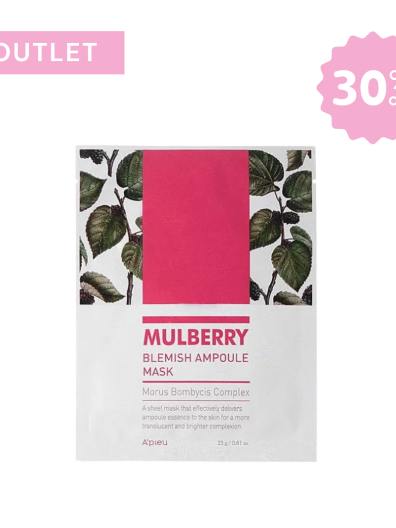 A'PIEU Mulberry Blemish Ampoule Mask Maseczka w płachcie OUTLET