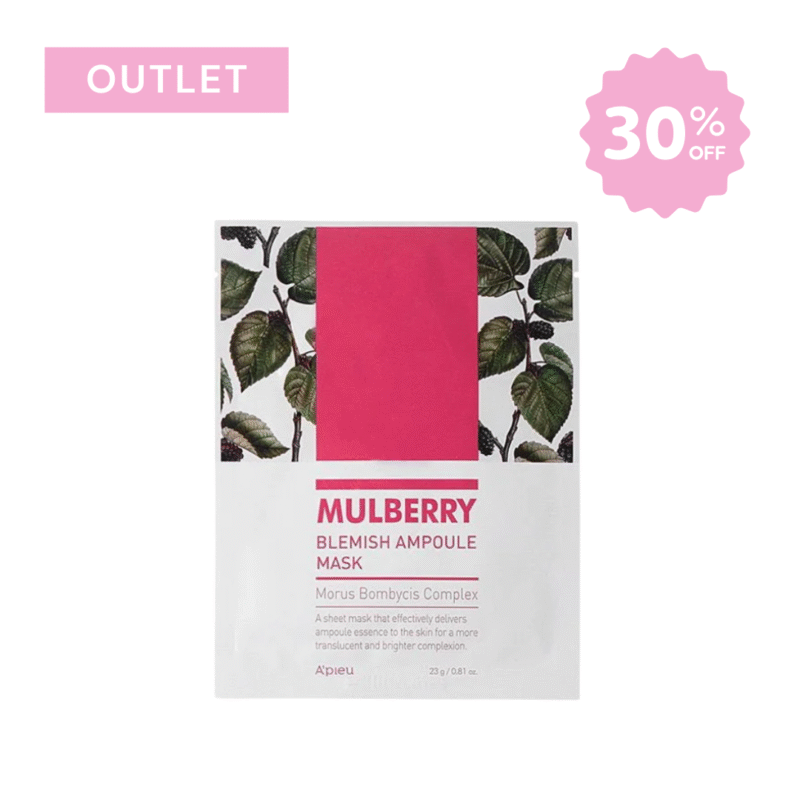 A'PIEU Mulberry Blemish Ampoule Mask Maseczka w płachcie OUTLET