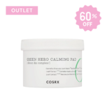 COSRX One Step Green Hero Calming Pad Kojące płatki OUTLET