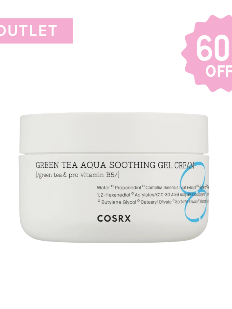 COSRX Hydrium Green Tea Aqua Soothing Gel Cream OUTLET