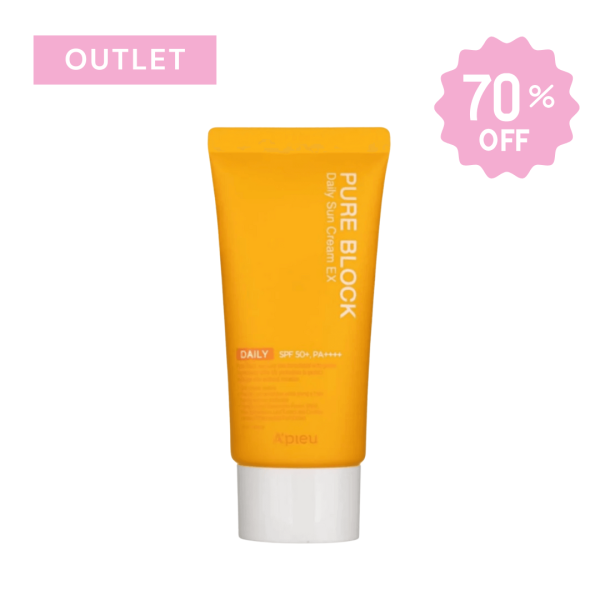 A'PIEU Pure Block Natural Daily Sun Cream Ex Krem z filtrem OUTLET