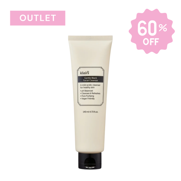 KLAIRS Gentle Black Facial Cleanser OUTLET